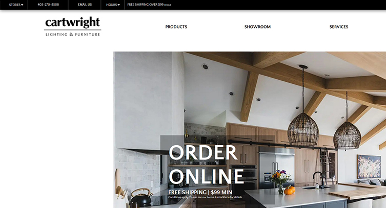 Cartwrightlighting homepage