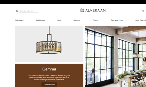 Lighting Theme: McQueen Homepage
