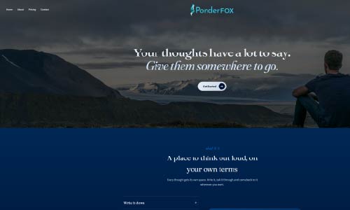 PonderFox Homepage